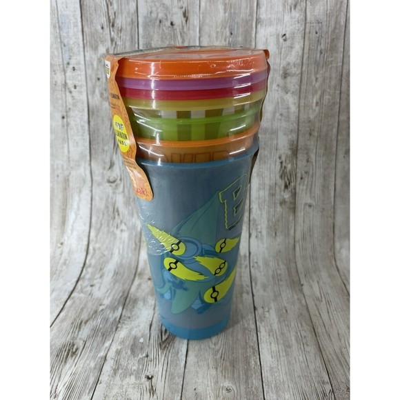 NEW Zak Glow In The Dark Halloween Minion Set Of 4 Tumblers Despicable Me - Picture 2 of 7